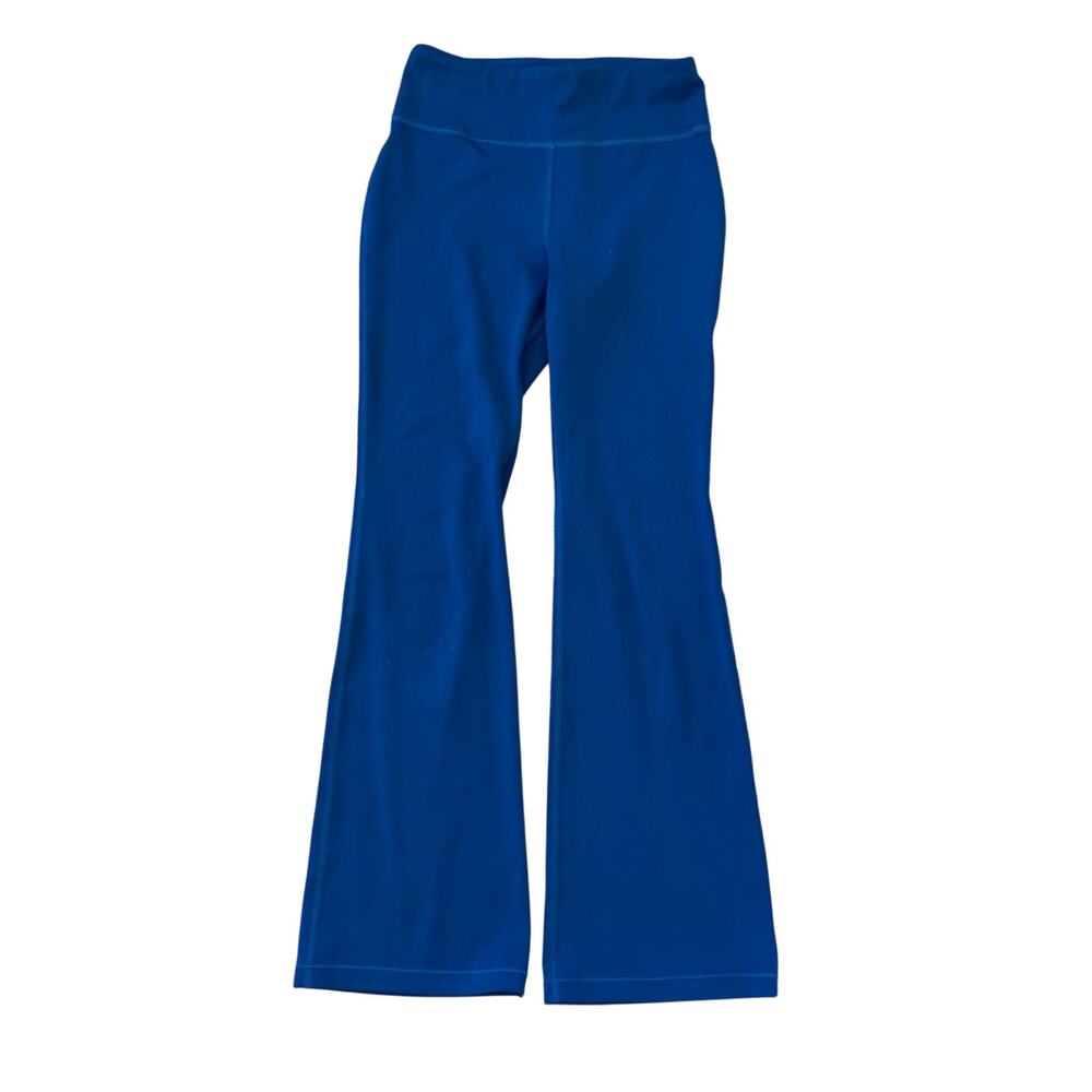 Athleta Girl chit chat leggings flare navy
size 7